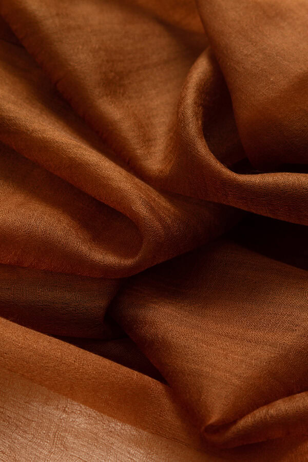 Featherlight Soft Golden Cashmere Scarf