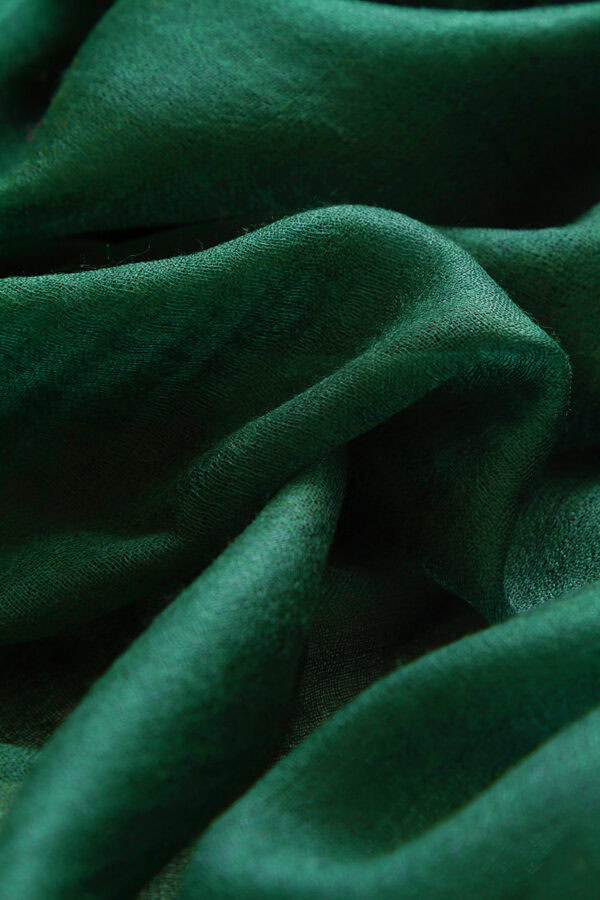 Featherlight Emerald Green Cashmere Scarf