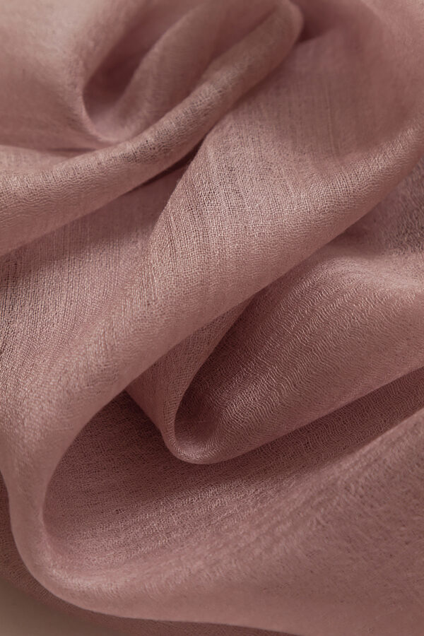 Featherlight Violet Cashmere Scarf