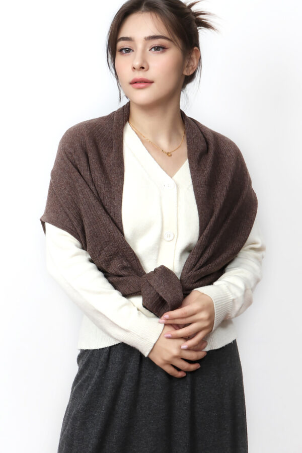 Walnut Wearable Cashmere Wrap