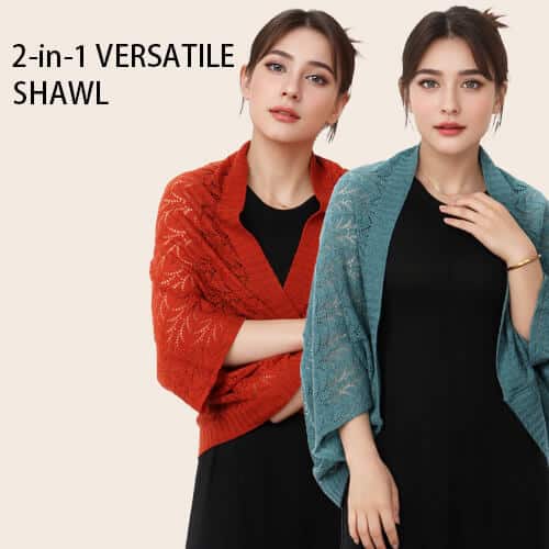 2 in 1 VERSATILE Shawl