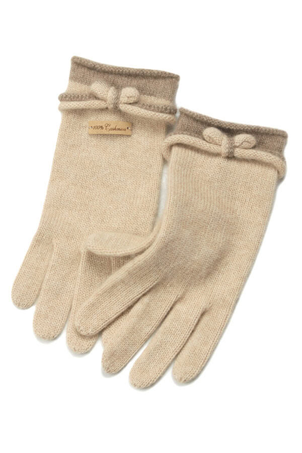 Khaki Cashmere Gloves Stylish and Warm Winter Essentials 5