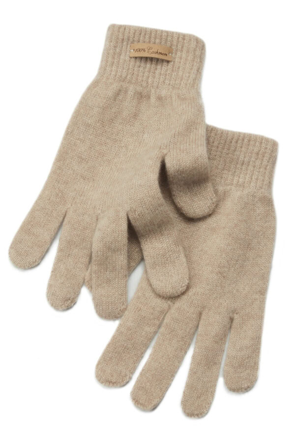 Khaki Cashmere Gloves Stylish and Warm Winter Essentials 6