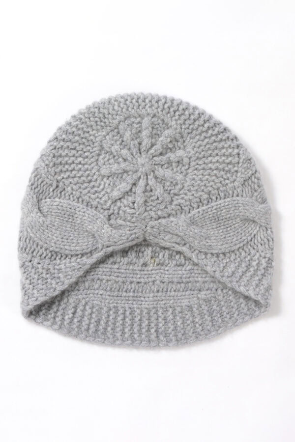 Premium Handmade Gray Cashmere Hat Warm Comfortable and Stylish